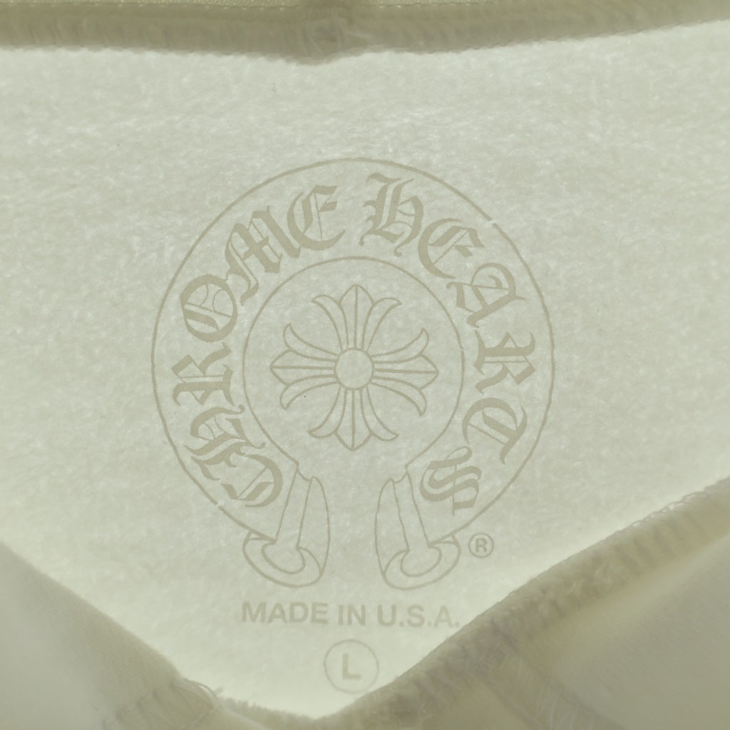 CHROME HEARTS(クロムハーツ) SWTSHRT PLVR アームロゴプリントプルオーバーパーカー ホワイト
