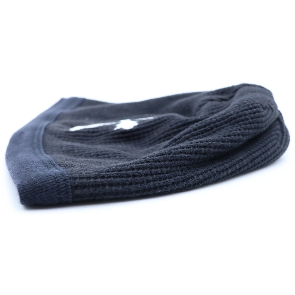 CHROME HEARTS(クロムハーツ) OLD THERMAL BEANIE オールド CHクロス刺繍 サーマル ビーニー ニット帽 キャップ ブラック/ホワイト