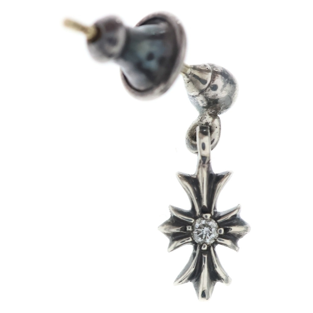 CHROME HEARTS(クロムハーツ) TNY E CH PLS DIA タイニーE CHプラス ドロップピアス 1ダイヤ シルバー BCA402
