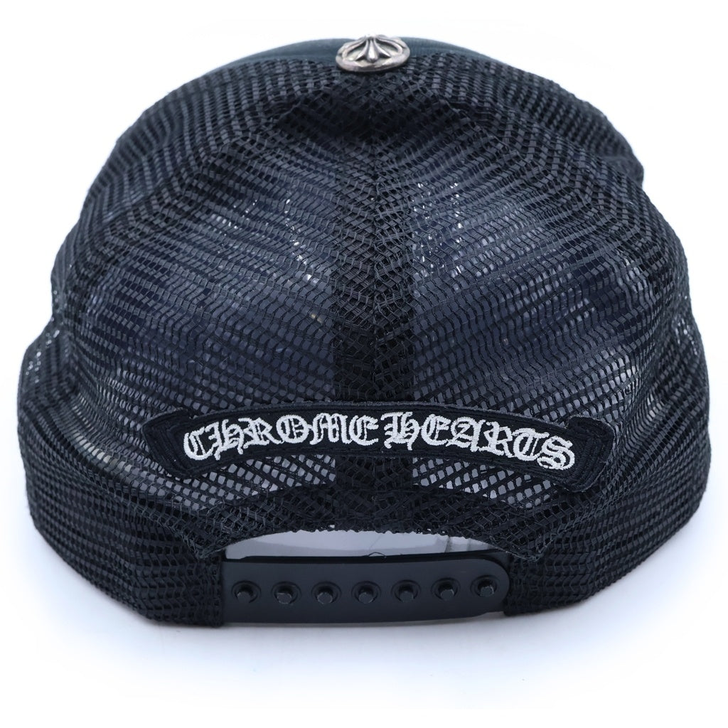 CHROME HEARTS(クロムハーツ) ×MATTY BOY CHOMPER TRUCKER CAP マッティボーイ チョンパー ロゴ刺繍 メッシュ トラッカーキャップ 帽子 ブラック