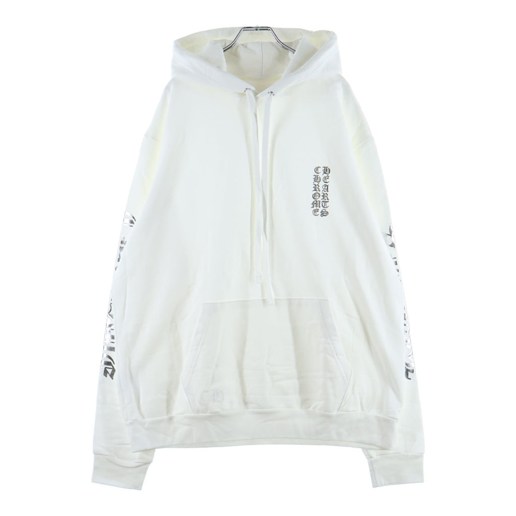 CHROME HEARTS(クロムハーツ) SWTSHRT PLVR オンライン限定パーカー シルバー/ホワイト