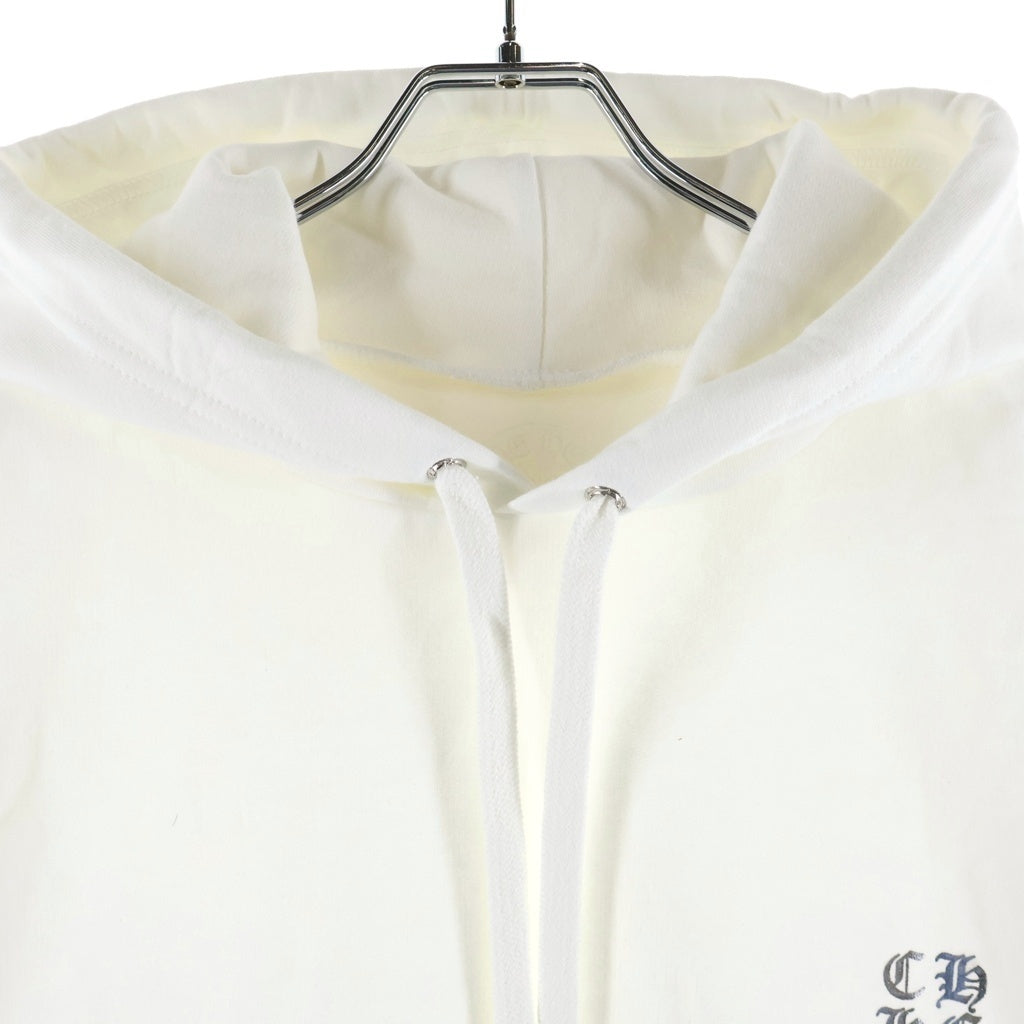 CHROME HEARTS(クロムハーツ) SWTSHRT PLVR オンライン限定パーカー シルバー/ホワイト