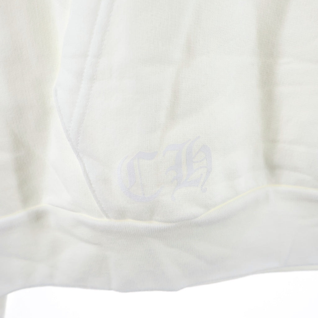 CHROME HEARTS(クロムハーツ) SWTSHRT PLVR オンライン限定パーカー シルバー/ホワイト
