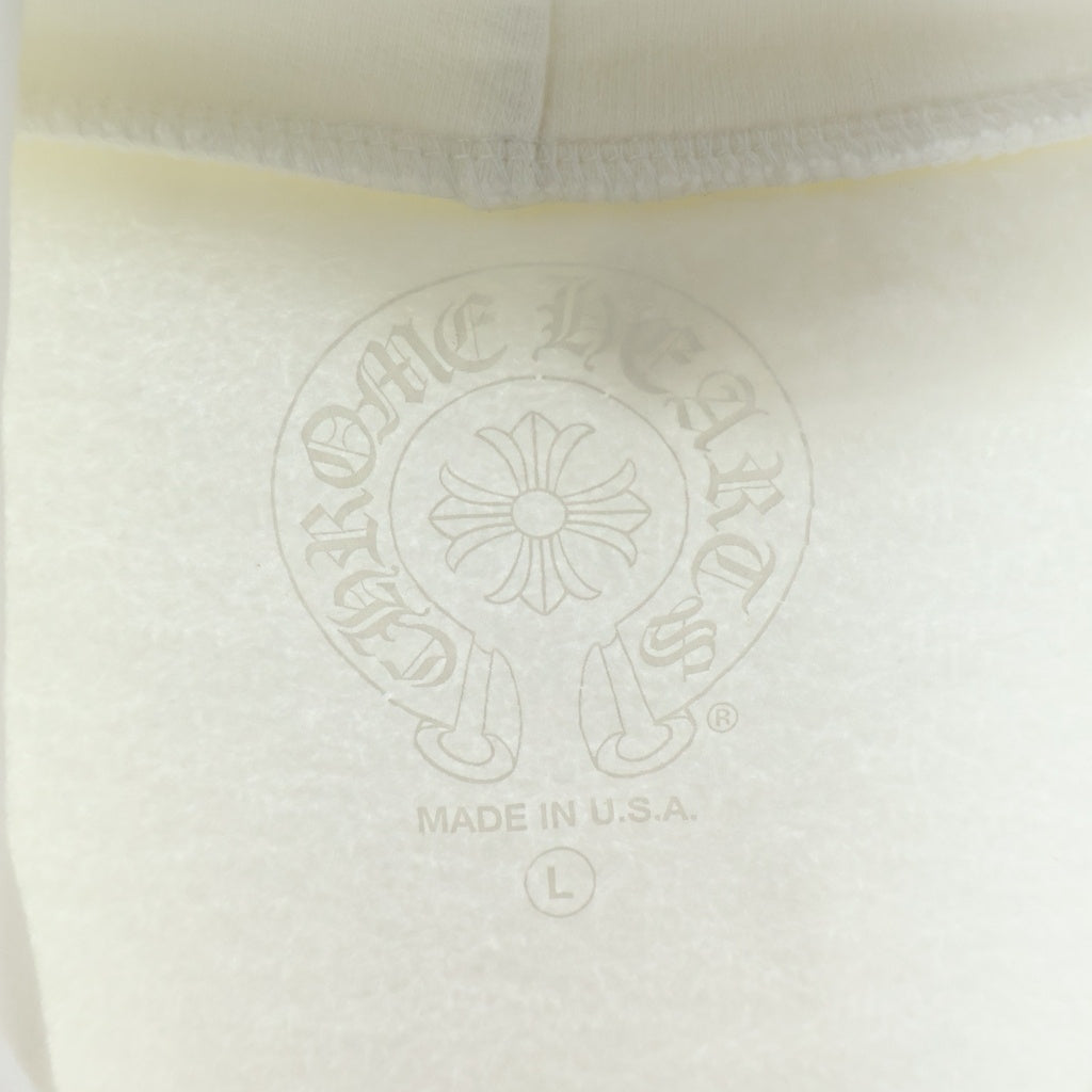 CHROME HEARTS(クロムハーツ) SWTSHRT PLVR オンライン限定パーカー シルバー/ホワイト