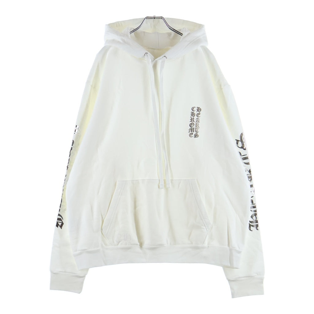 CHROME HEARTS(クロムハーツ) SWTSHRT PLVR オンライン限定パーカー シルバー/ホワイト