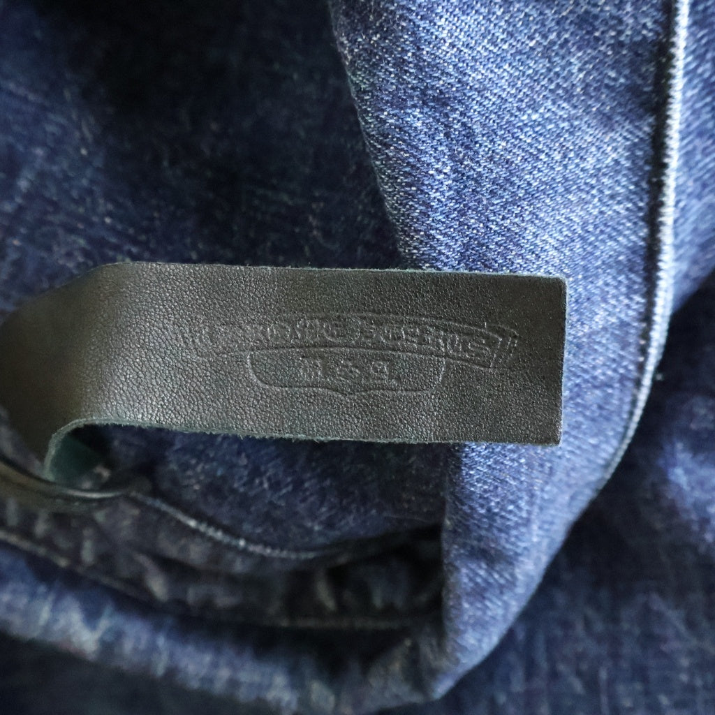 CHROME HEARTS(クロムハーツ) LOOSEENDS FBRC ルーズエンド デニムクロスパッチデニム長袖シャツ