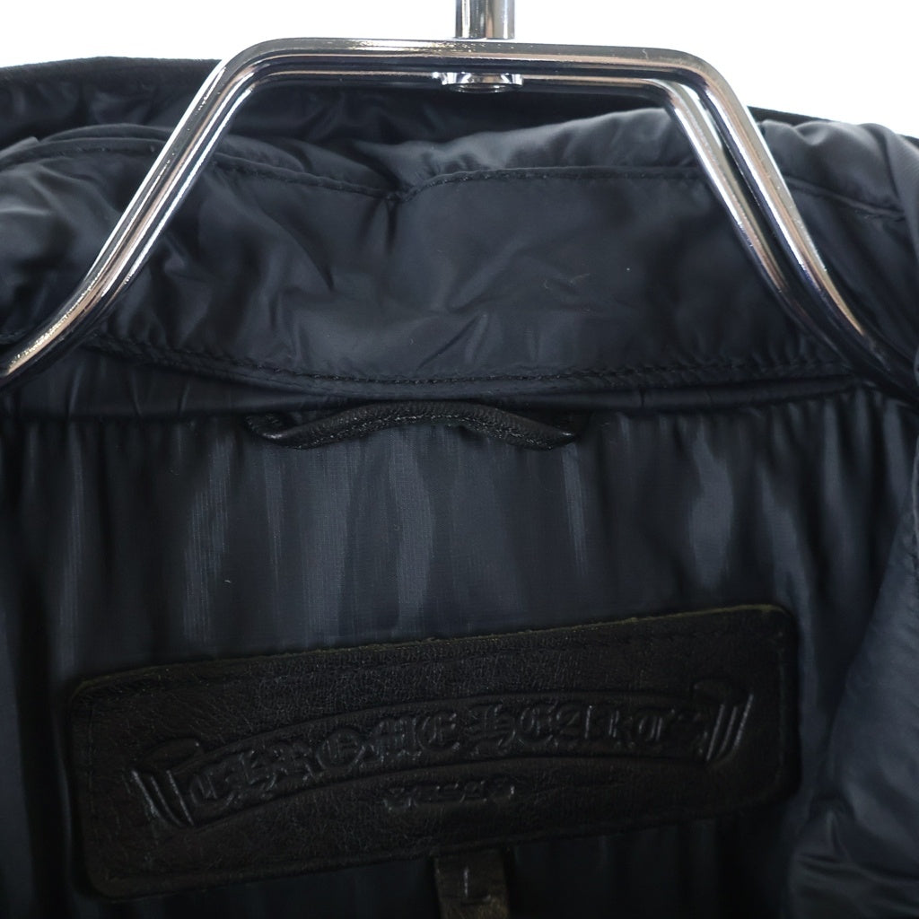 CHROME HEARTS(クロムハーツ) フード付き ダガージップナイロンダウンベスト