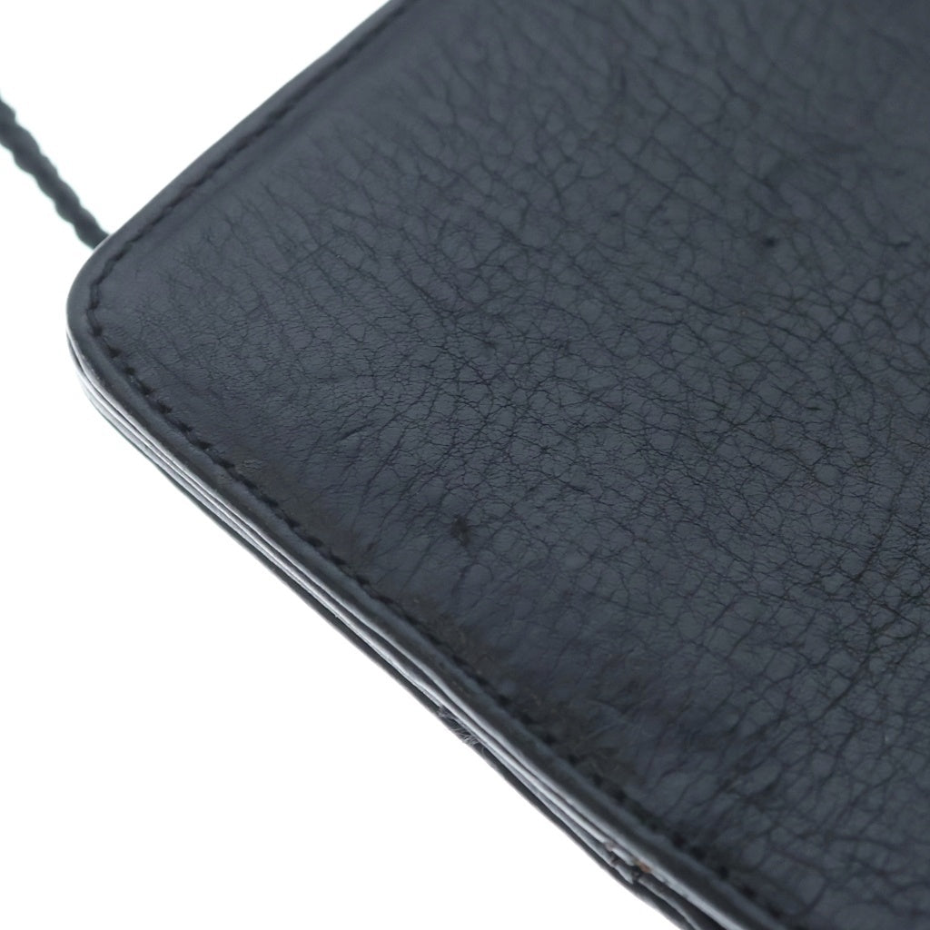 CHROME HEARTS(クロムハーツ) AGENDA COVER アジェンダカバー クロスボールレザー手帳カバー ブラック