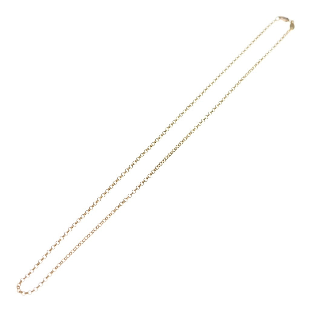 CHROME HEARTS(クロムハーツ) 22K NECKCHAIN R20 ロールチェーンネックレス 20inch ゴールド BCA011