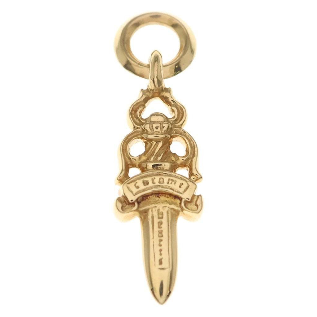 CHROME HEARTS(クロムハーツ) 22K #5DAGGER ダガーチャーム ネックレストップ ゴールド