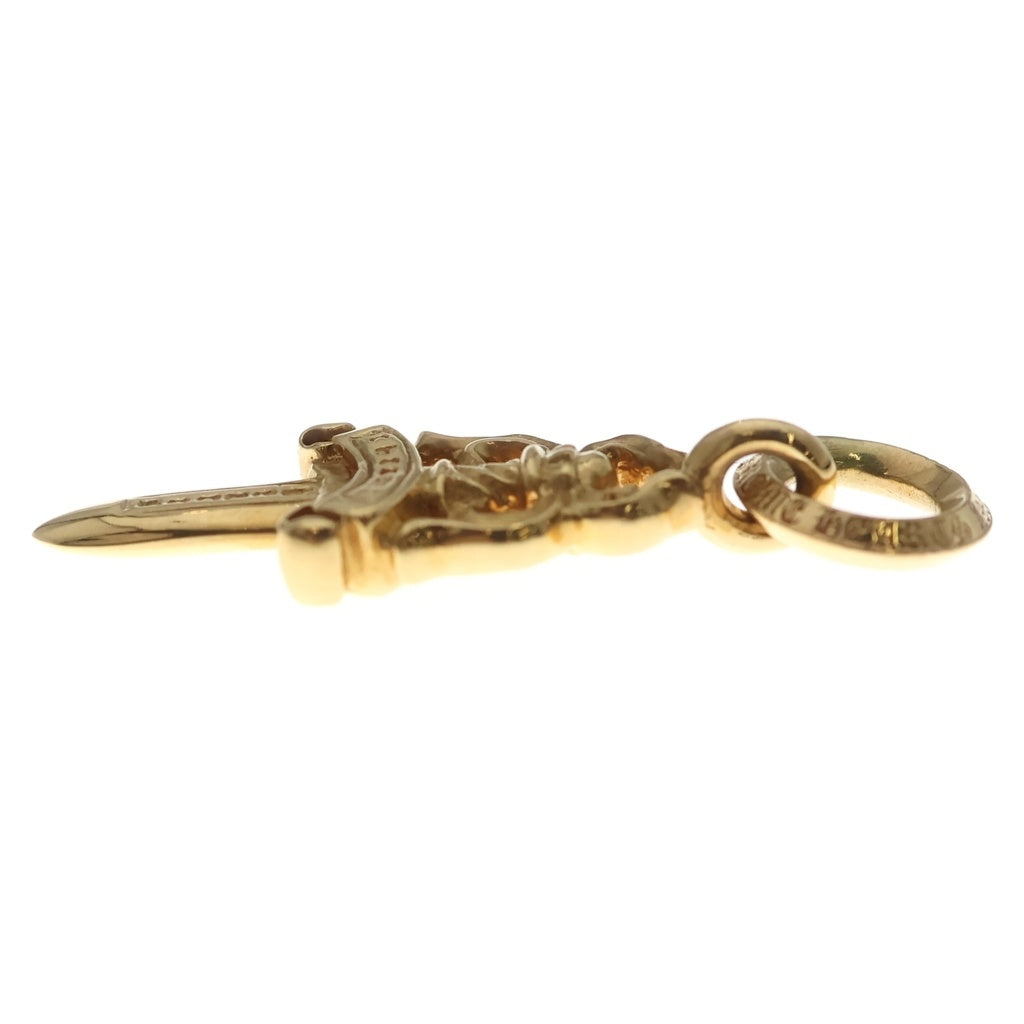 CHROME HEARTS(クロムハーツ) 22K #5DAGGER ダガーチャーム ネックレストップ ゴールド