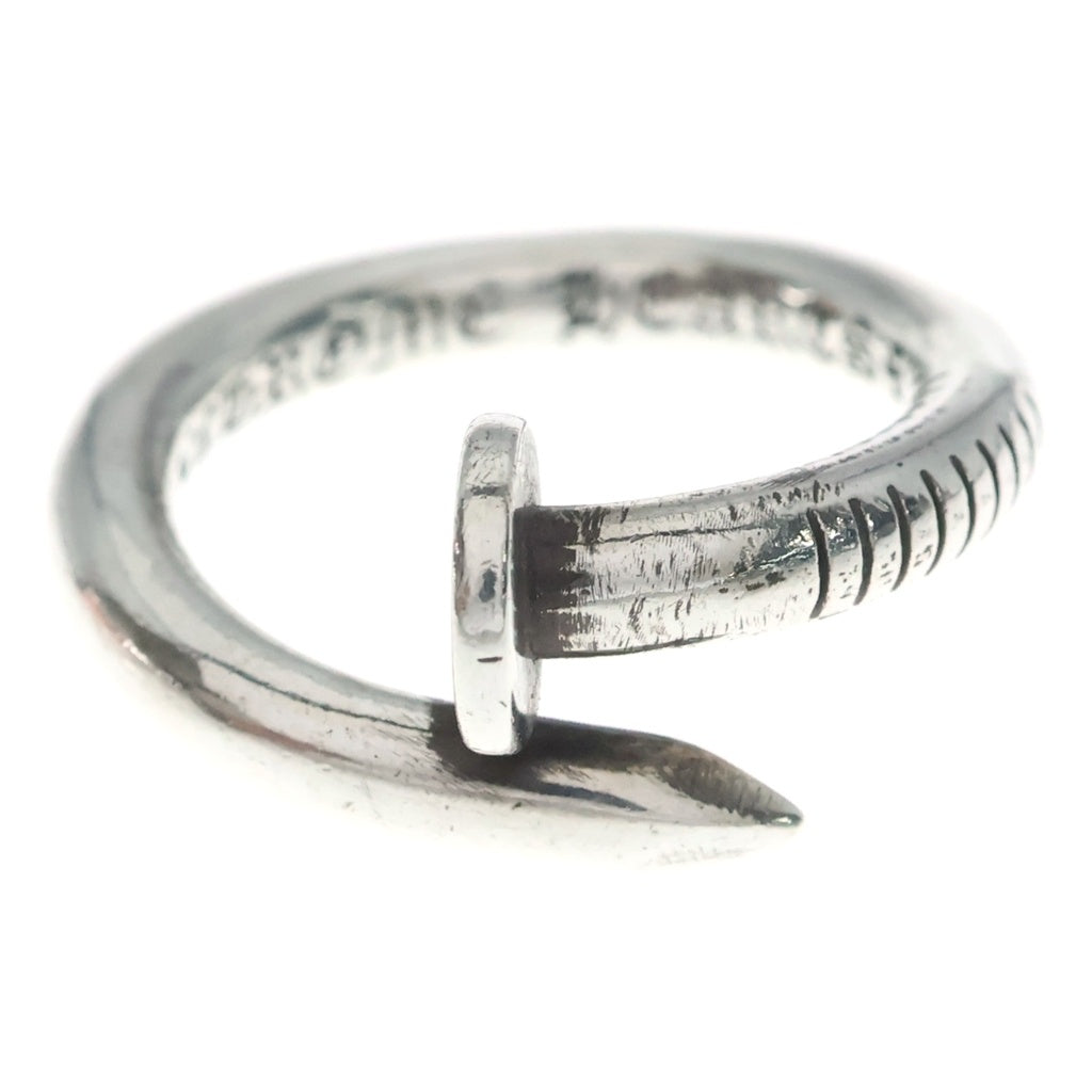 CHROME HEARTS(クロムハーツ) NAIL FLAT ネイル フラット リング シルバー BCA350