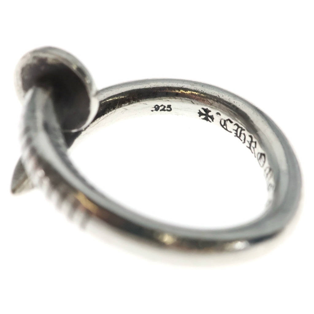 CHROME HEARTS(クロムハーツ) NAIL FLAT ネイル フラット リング シルバー BCA350
