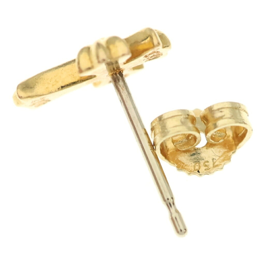 CHROME HEARTS(クロムハーツ) 22K CH CRSS 2 FAT CHクロスファット スタッドピアス ゴールド