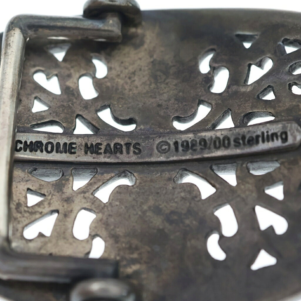 CHROME HEARTS(クロムハーツ) OVAL CROSS STRAP1.5クラシックオーバルクロスバックル シルバー BCA359