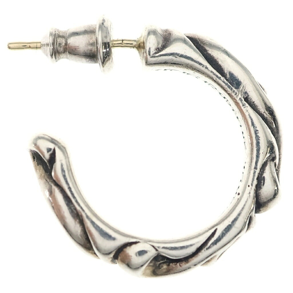 CHROME HEARTS(クロムハーツ) HOOP SCROOL スクロール フープピアス シルバー BCA102