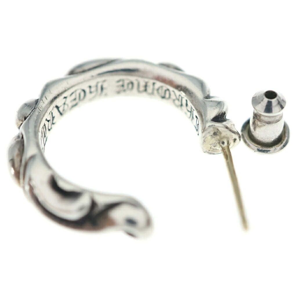 CHROME HEARTS(クロムハーツ) HOOP SCROOL スクロール フープピアス シルバー BCA102
