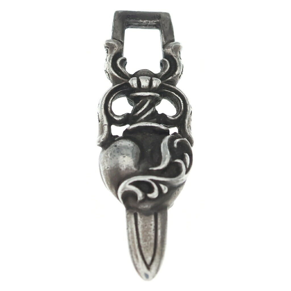 CHROME HEARTS(クロムハーツ) DAGGER HEART ダガーハート ペンダントトップ シルバー BCA243