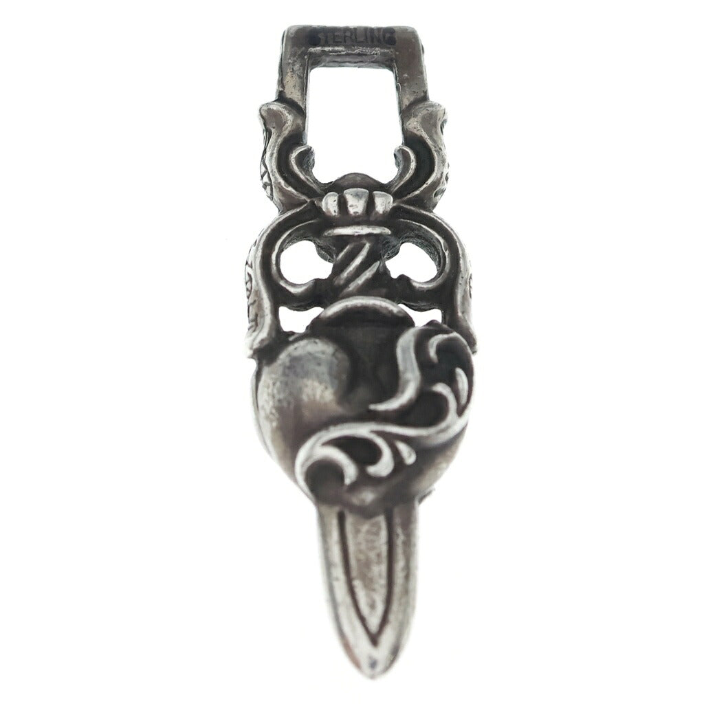 CHROME HEARTS(クロムハーツ) DAGGER HEART ダガーハート ペンダントトップ シルバー BCA243
