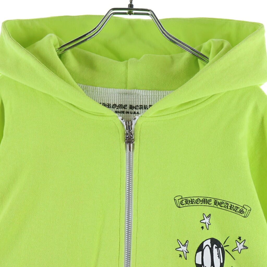 CHROME HEARTS(クロムハーツ) MATTY BOY PPO CHAIN GAME HOODIE マッティボーイ チェーンゲームリンク サーマル裏地ジップアップパーカー イエロー