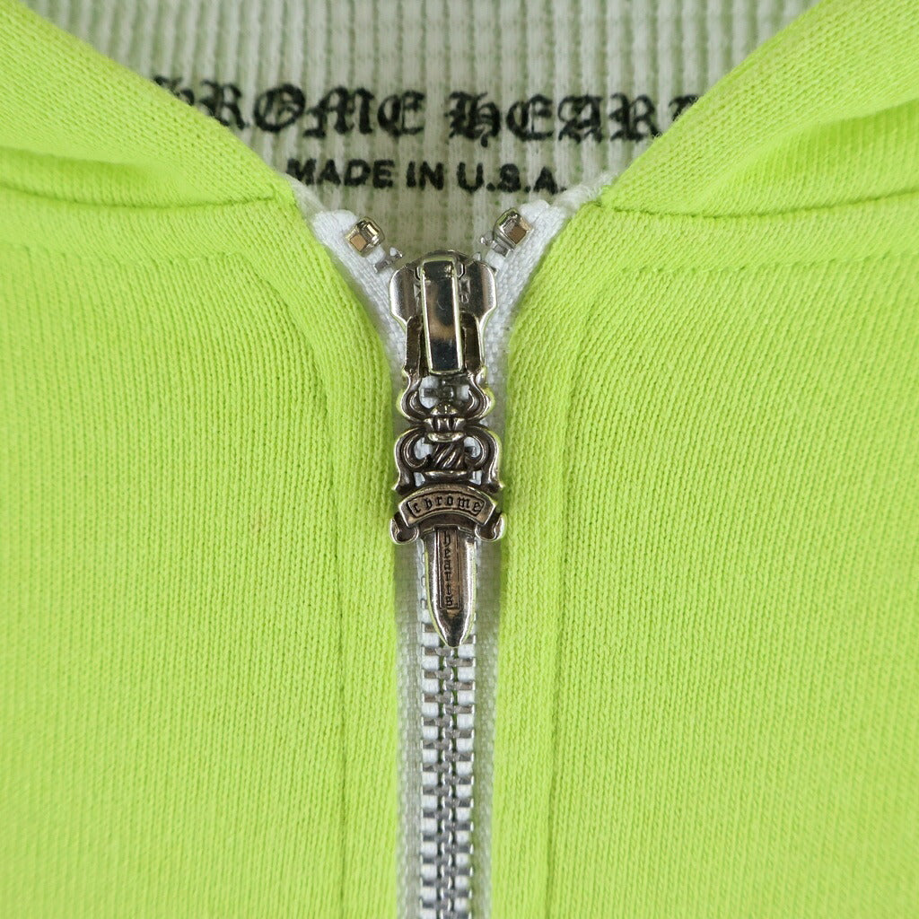 CHROME HEARTS(クロムハーツ) MATTY BOY PPO CHAIN GAME HOODIE マッティボーイ チェーンゲームリンク サーマル裏地ジップアップパーカー イエロー