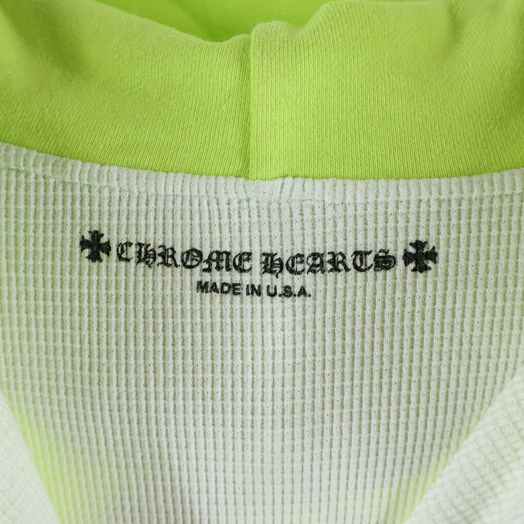 CHROME HEARTS(クロムハーツ) MATTY BOY PPO CHAIN GAME HOODIE マッティボーイ チェーンゲームリンク サーマル裏地ジップアップパーカー イエロー