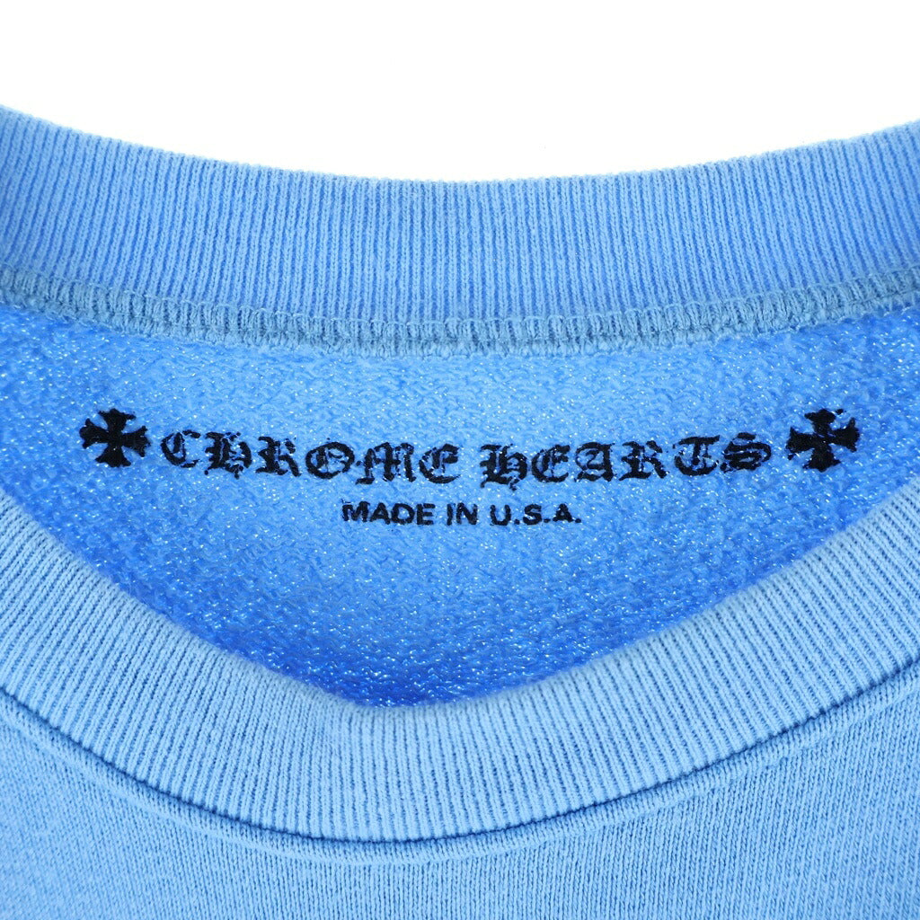 CHROME HEARTS(クロムハーツ) PPO BRAIN NEW SWTSHRT マッティボーイ ブレインニュー クルーネック長袖スウェットトレーナー ブルー