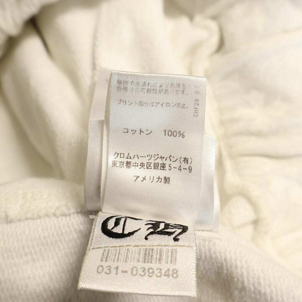CHROME HEARTS(クロムハーツ) SWEAT PANTS CHプラス総柄 ホースシュープリント スウェットパンツ ホワイト
