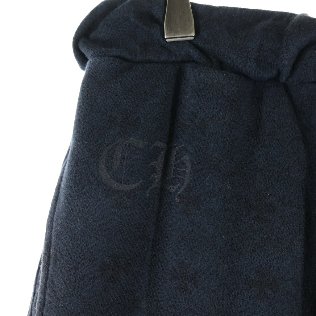 CHROME HEARTS(クロムハーツ) SWEAT PANTS CHプラス総柄 ホースシュープリント スウェットパンツ ブラック