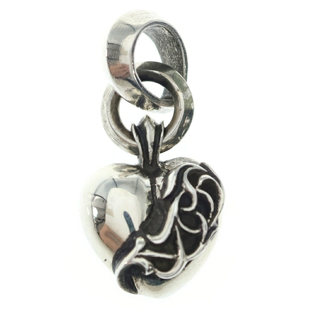 CHROME HEARTS(クロムハーツ) HEART PENDANT BALE ハートペンダントベイル シルバーチェーム