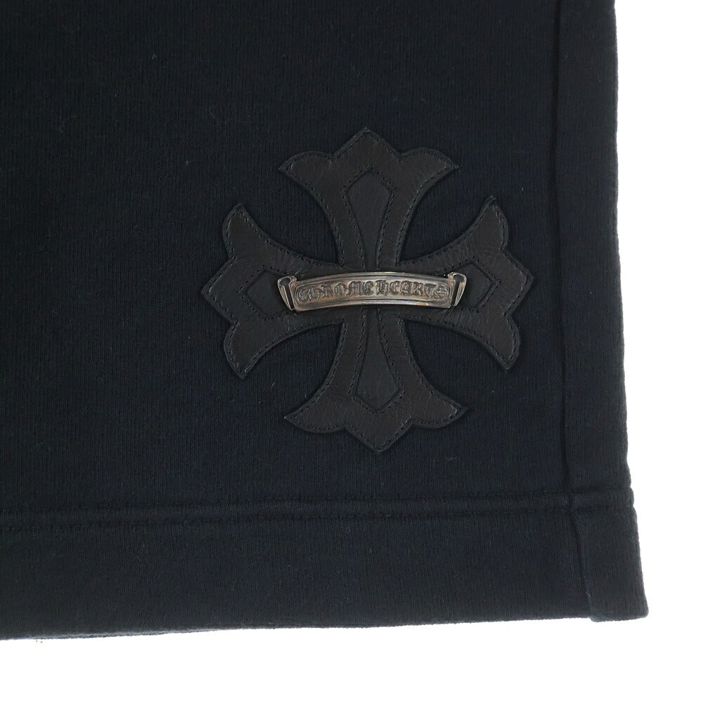 CHROME HEARTS(クロムハーツ) SWT SHRTS TRRY V1 PLS CHプラスパッチ スウェット ショーツ ブラック