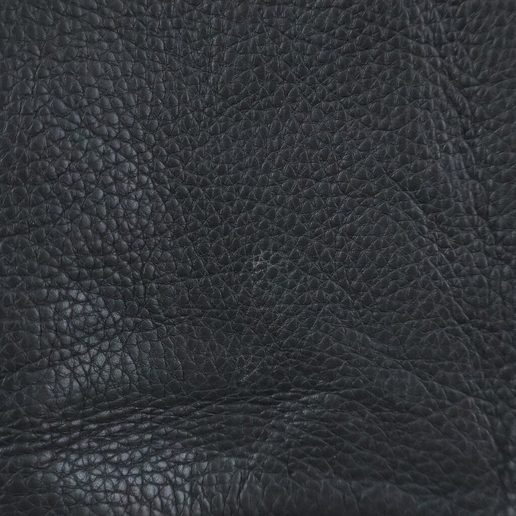 CHROME HEARTS(クロムハーツ) LTHR PANTS 現行型 クロスボールボタンフライ レザーパンツ ブラック