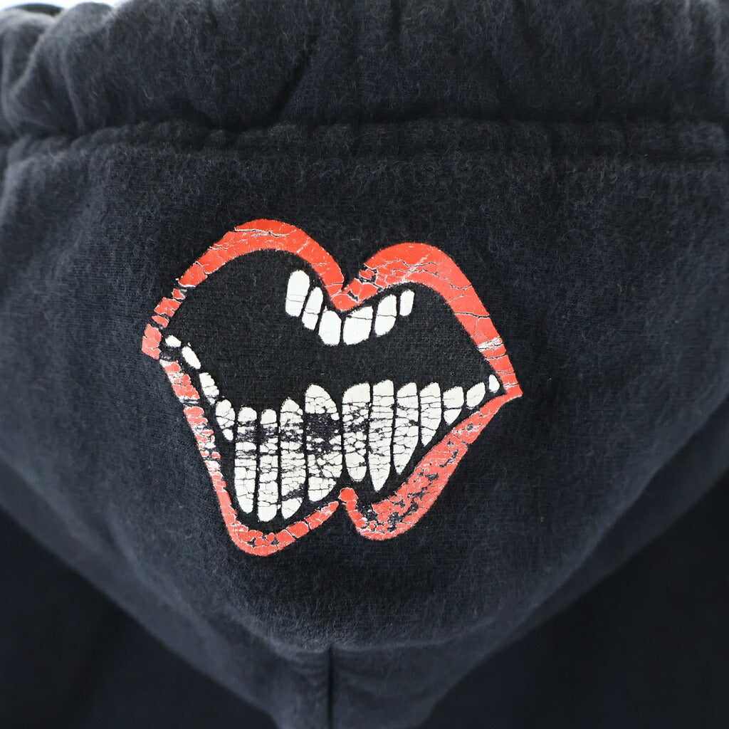 CHROME HEARTS(クロムハーツ) SWTSHRT PLVR アームロゴ ホースシュー プリントプルオーバーフーディ パーカー ブラック
