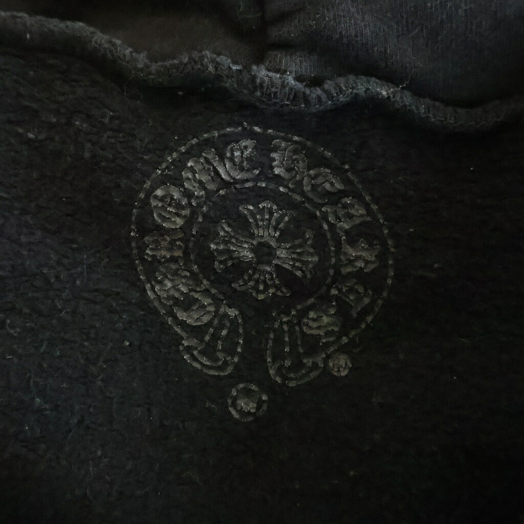 CHROME HEARTS(クロムハーツ) SWTSHRT PLVR アームロゴ ホースシュー プリントプルオーバーフーディ パーカー ブラック