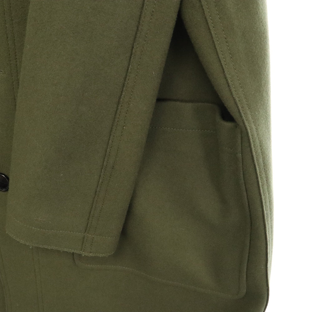 BURBERRY(バーバリー) ウール ロング ステンカラーコート グリーン