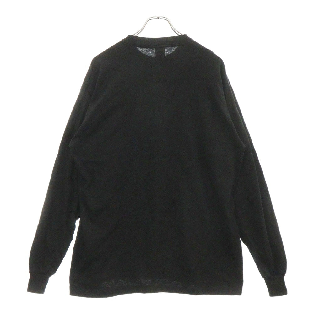 VINTAGE(ヴィンテージ) The Shamen Entact ザ シェイメン エンタクト プリント 長袖Tシャツ カットソー ブラック