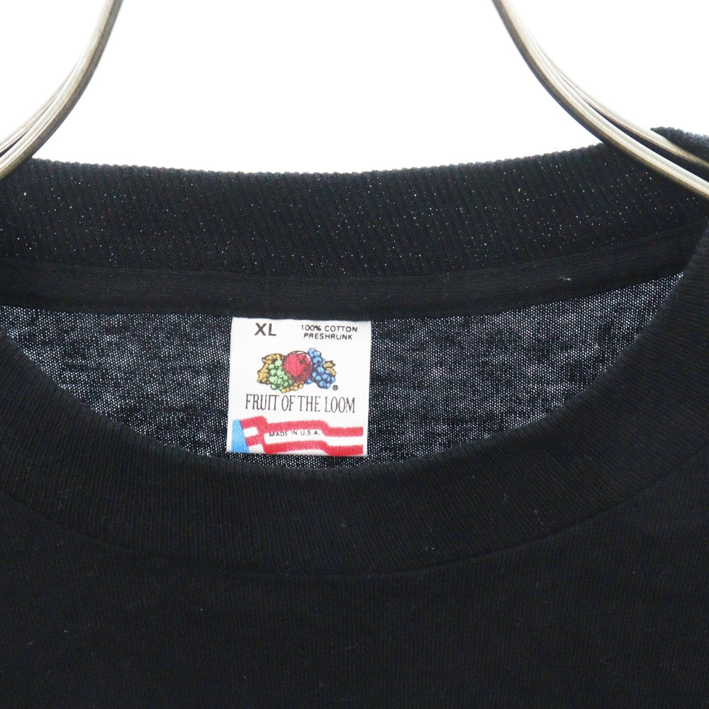 VINTAGE(ヴィンテージ) The Shamen Entact ザ シェイメン エンタクト プリント 長袖Tシャツ カットソー ブラック