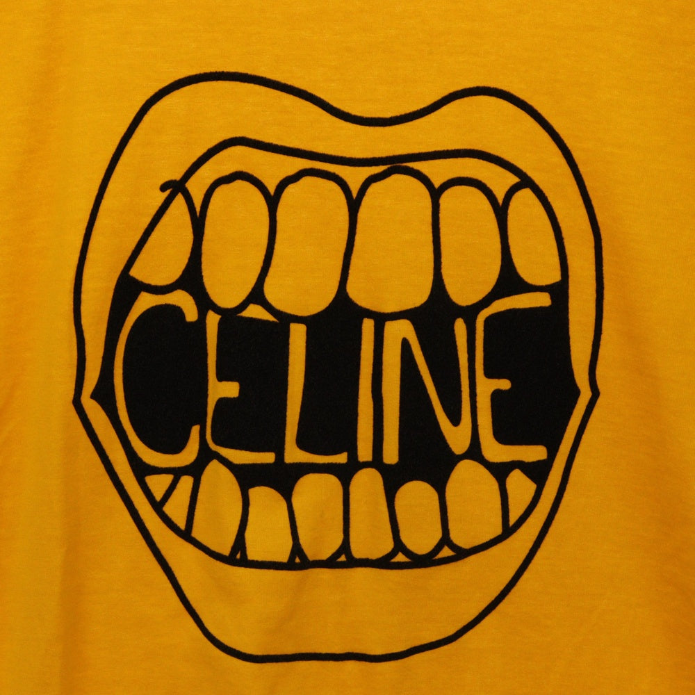 CELINE(セリーヌ) 21SS POPUP限定 マウスプリントTシャツ 半袖カットソー イエロー 2X674501F