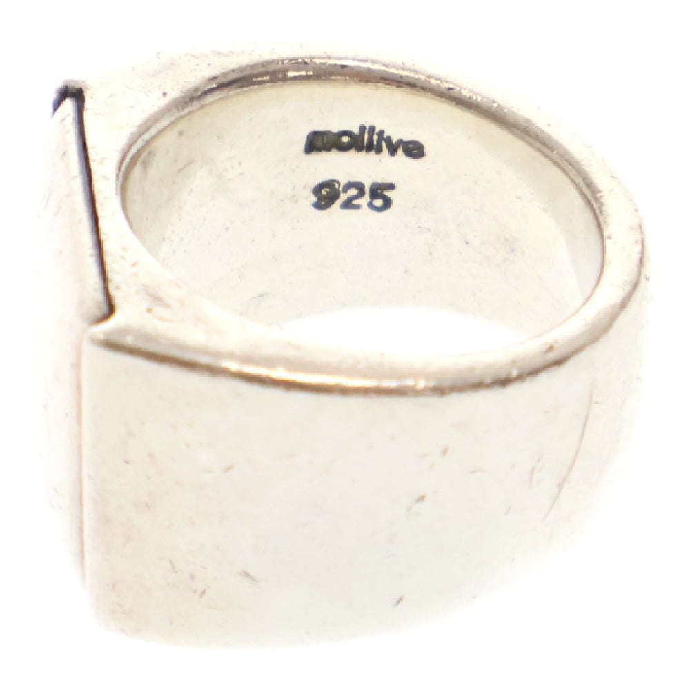 mollive(モリ―ヴ) SIGNET RING シグネットリング シルバー 8号