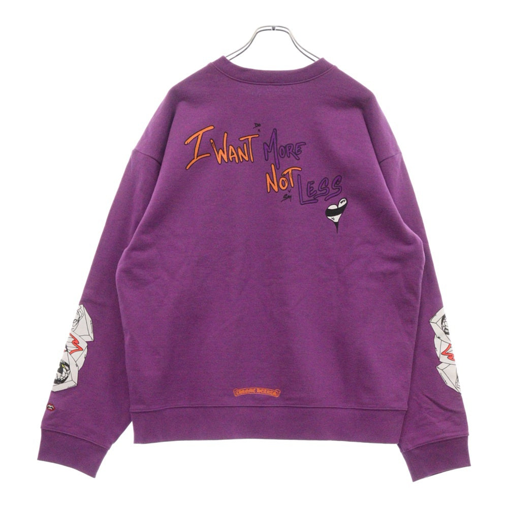 CHROME HEARTS(クロムハーツ) PPO I WANT MORE NOT LESS SWTSHRT MATTY BOYバックプリントスウェット 国内レシート付き