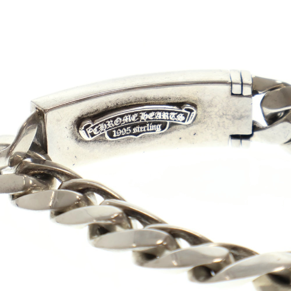 CHROME HEARTS(クロムハーツ) ID DAGGER P/BLKDIA ダガーIDクラシックリンク ブレス PAVE ブラックダイヤ シルバー