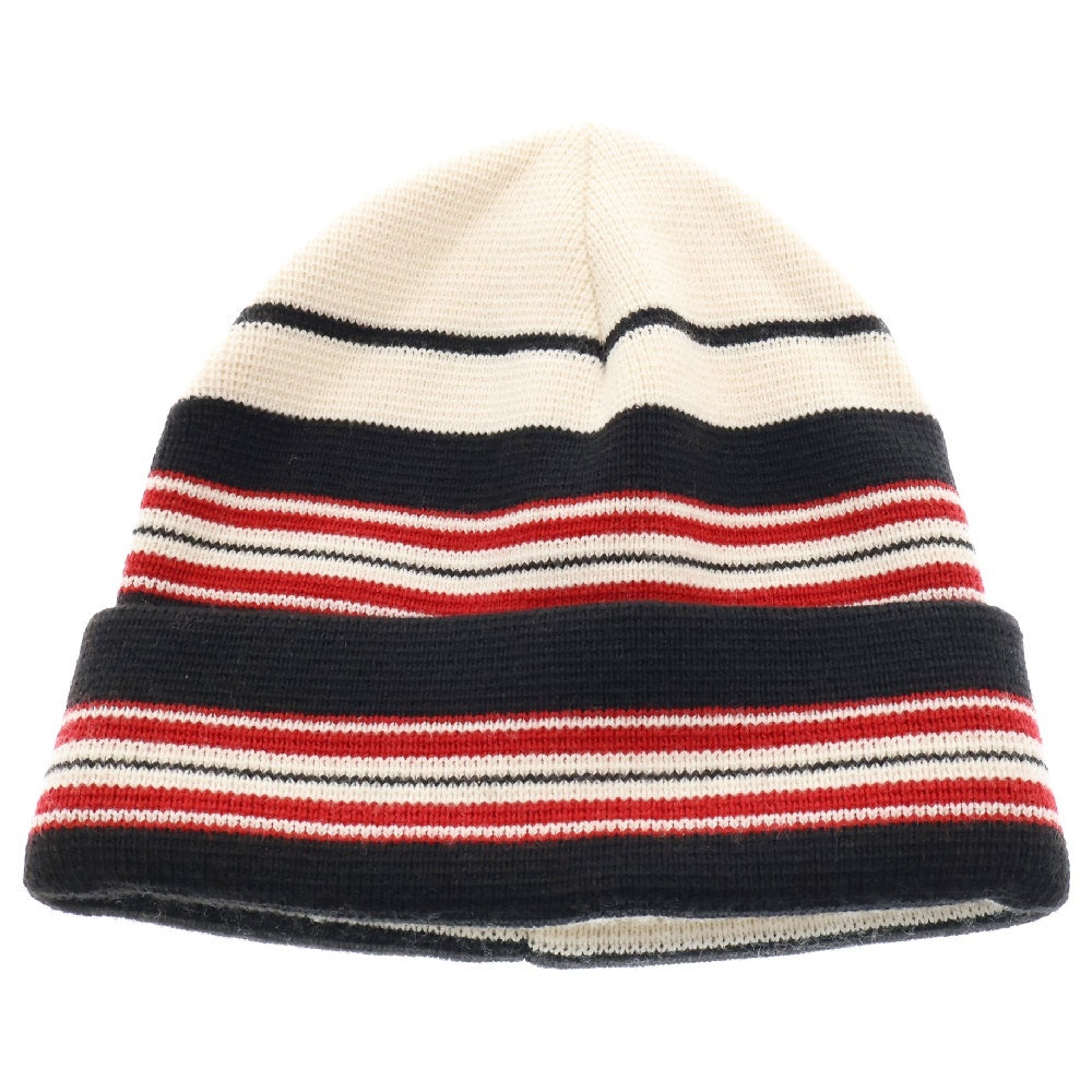 MONCLER(モンクレール) BERRETTO ビーニー ボーダー柄 アクリル ニット帽 ニットキャップ