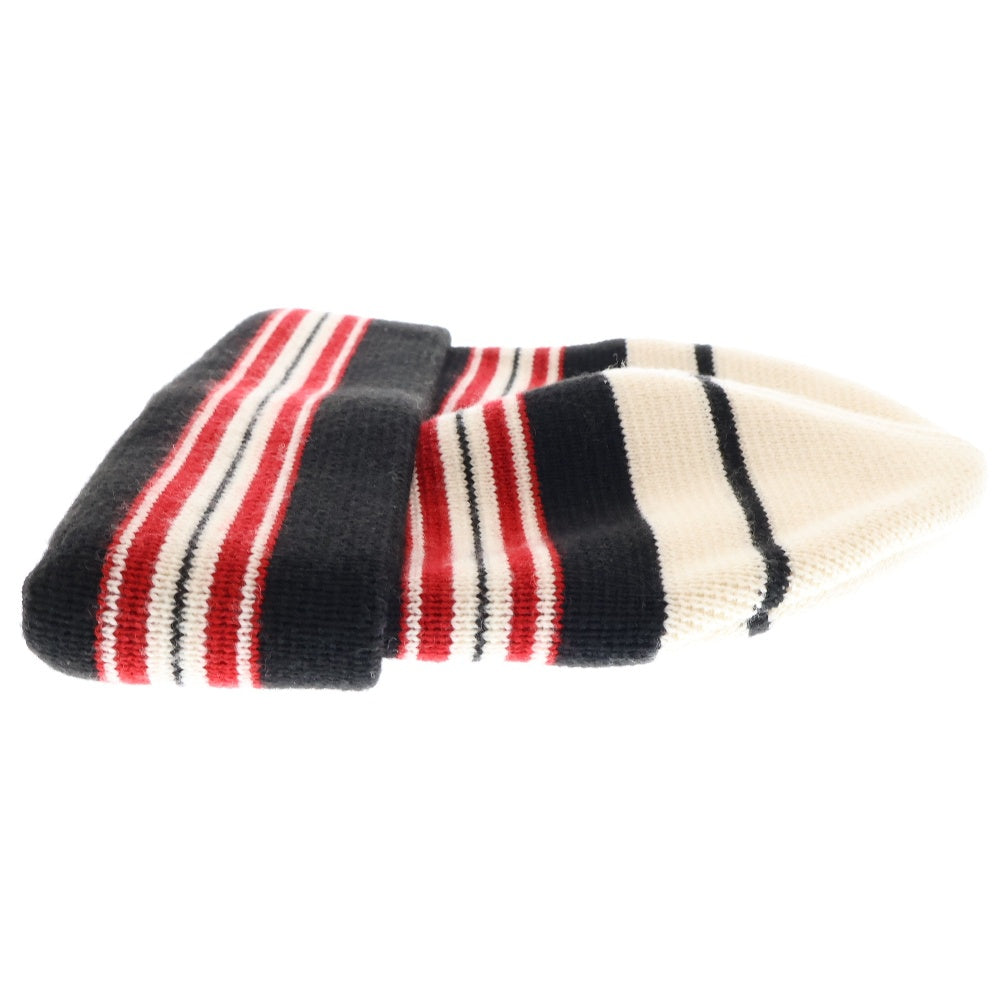 MONCLER(モンクレール) BERRETTO ビーニー ボーダー柄 アクリル ニット帽 ニットキャップ