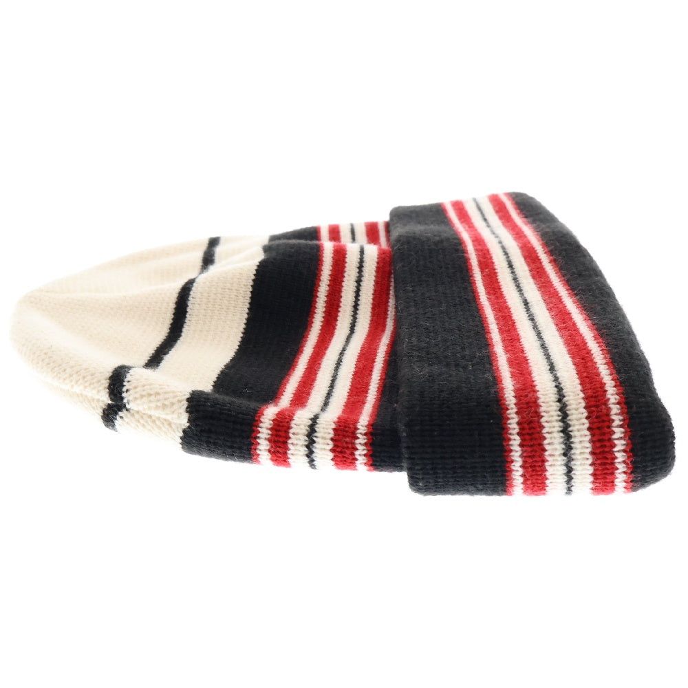 MONCLER(モンクレール) BERRETTO ビーニー ボーダー柄 アクリル ニット帽 ニットキャップ