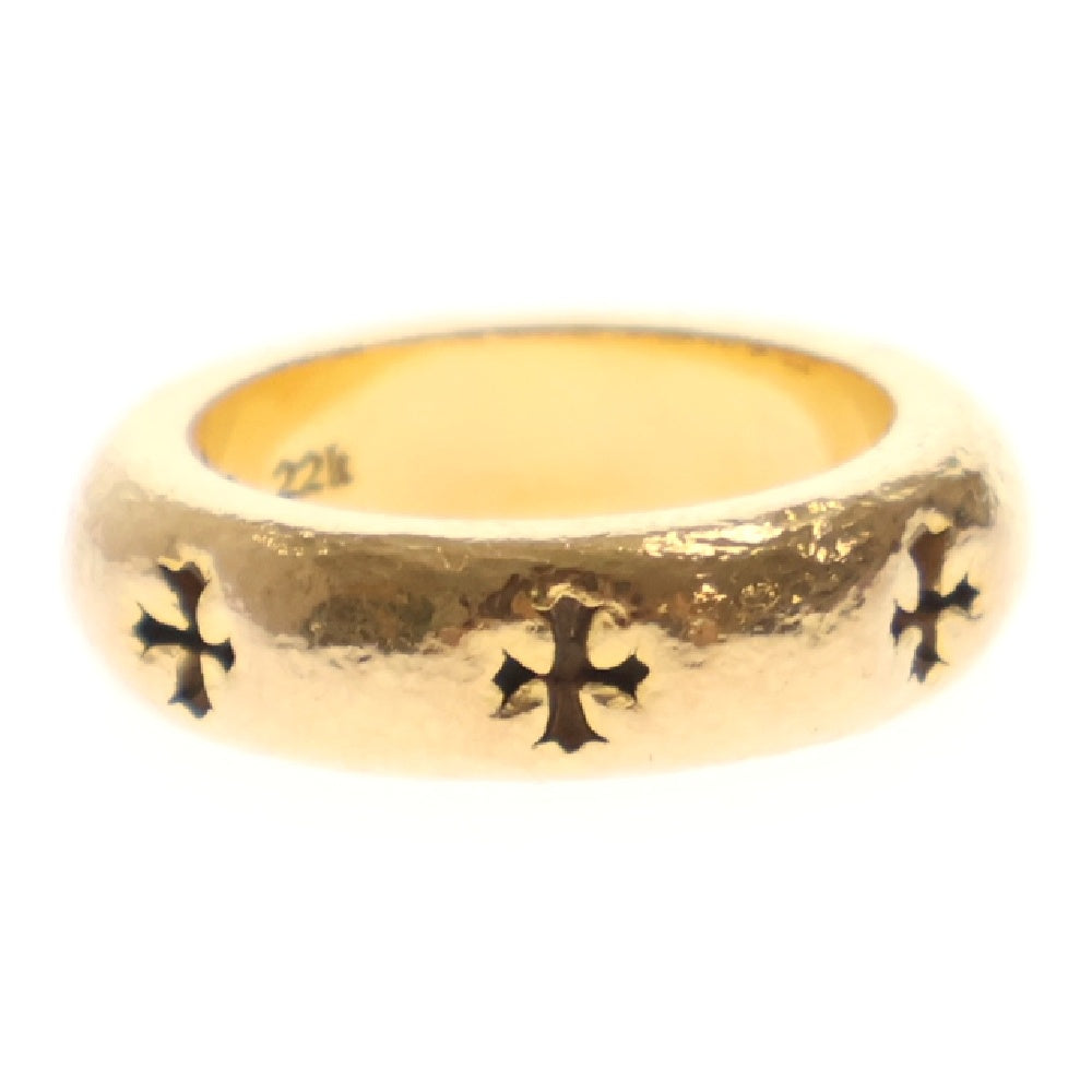 CHROME HEARTS(クロムハーツ) 22K NEGATIVE CH PLUS ネガティブ CHプラス リング 指輪 ゴールド 6.5号