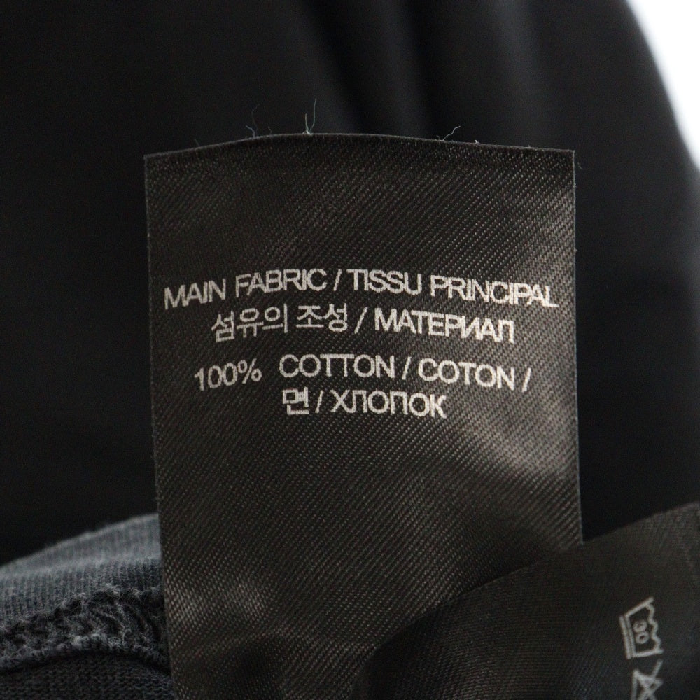 VETEMENTS(ヴェトモン) PARIS XXXL フロントロゴ刺繍 オーバーサイズ 半袖Tシャツ ブラック