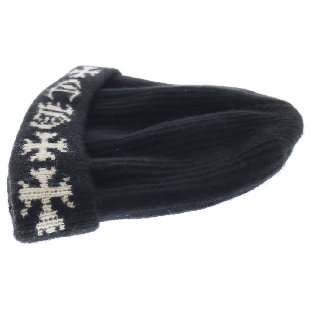 CHROME HEARTS(クロムハーツ) BIG DADDY NYC ニューヨーク限定 ビッグダディ スターボール付きカシミヤニットビーニーニットキャップ ブラック