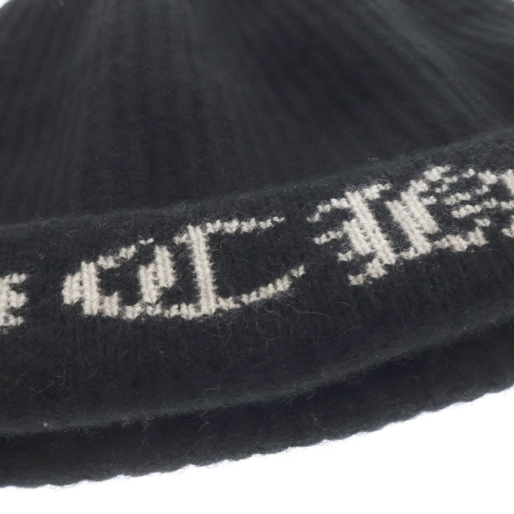 CHROME HEARTS(クロムハーツ) BIG DADDY NYC ニューヨーク限定 ビッグダディ スターボール付きカシミヤニットビーニーニットキャップ ブラック