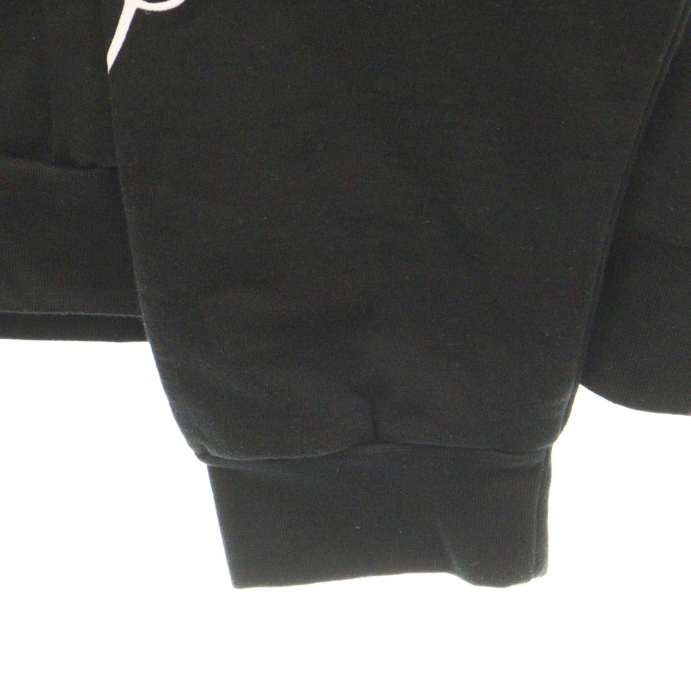 CHROME HEARTS(クロムハーツ) HORSESHOE PULLOVER HOODIE ホースシュープリント アームフローラル スウェットプルオーバーパーカー ブラック