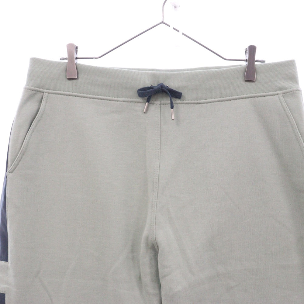 HERMES(エルメス) コットン サイドナイロンデザイン スウェットパンツ グリーン
